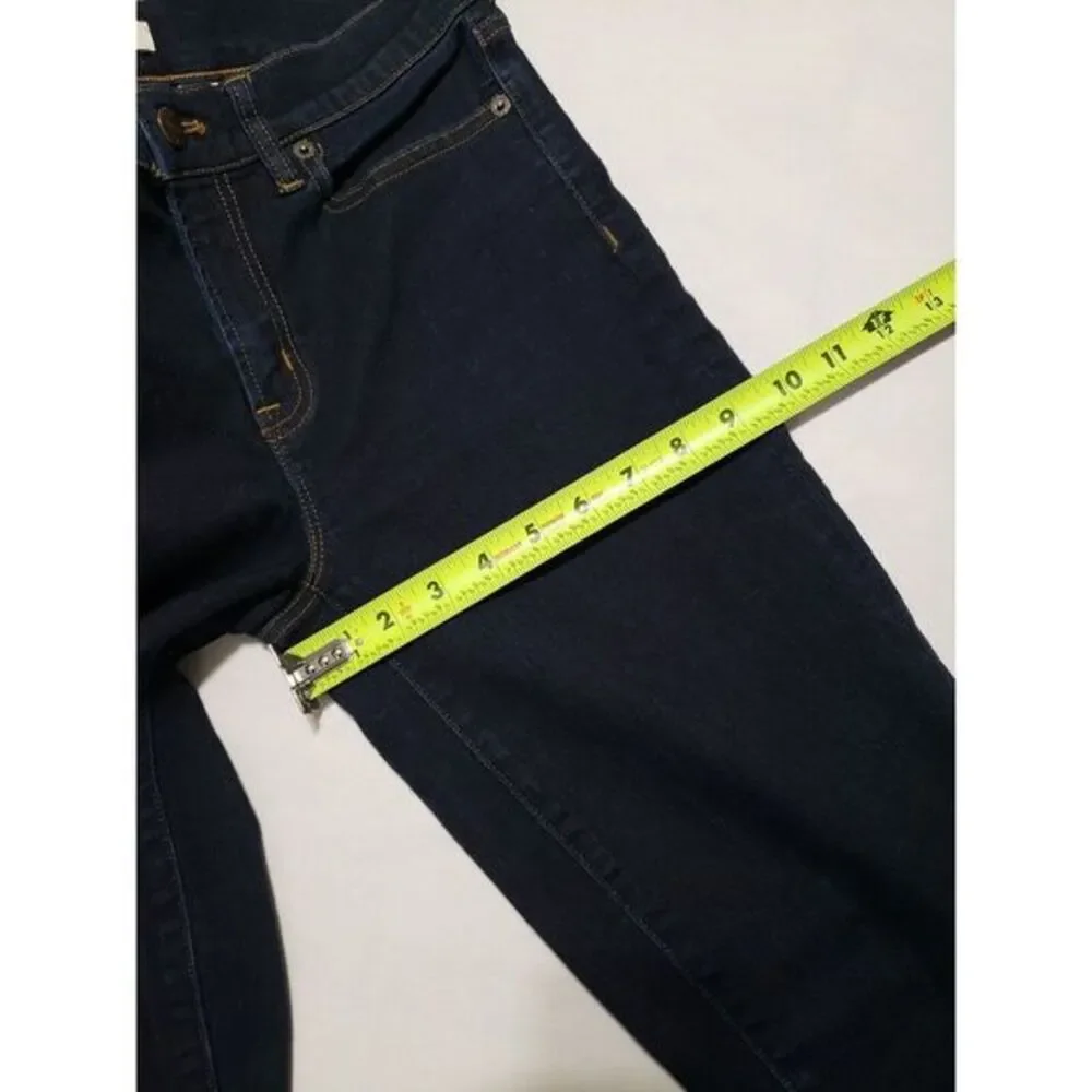 J Crew Stretch Denim‎ Jeans Womens 28 30 Dark Wash Skinny Fit